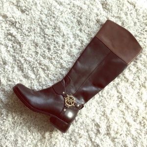 Michael Kors Leather Riding Boot